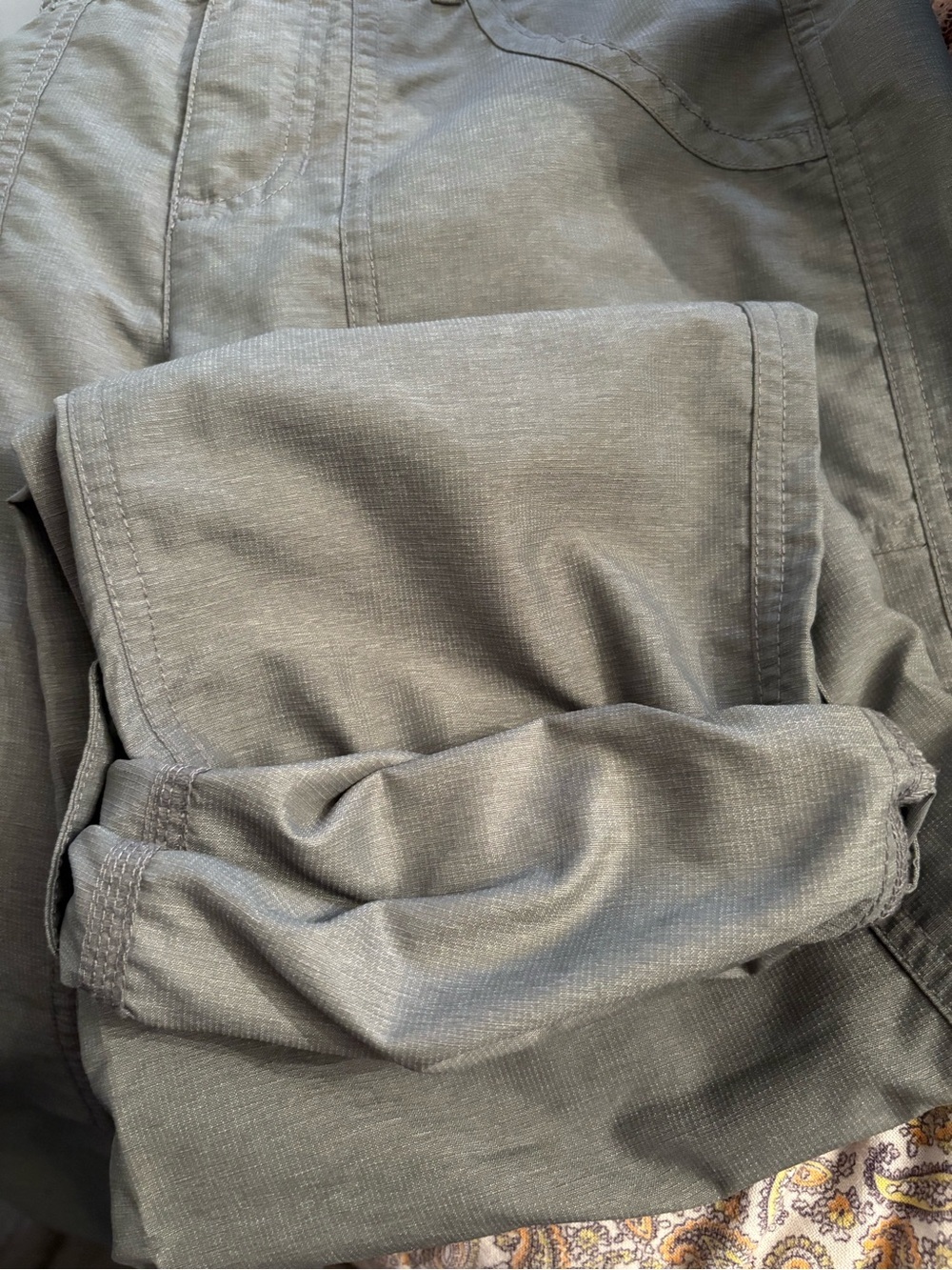 The North Face pants hiking roll legs with snaps to capris size 0 - Picture 6 of 12